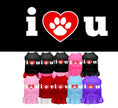 Load image into Gallery viewer, Pet Dress, Screen Printed, "I Heart You"
