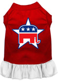 Load image into Gallery viewer, Pet Dress Screen Printed, "Republican"