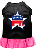 Load image into Gallery viewer, Pet Dress Screen Printed, "Republican"
