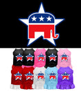 Load image into Gallery viewer, Pet Dress Screen Printed, "Republican"