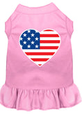 Load image into Gallery viewer, Pet Dress "American Flag Heart"