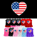 Load image into Gallery viewer, Pet Dress "American Flag Heart"