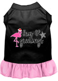 Load image into Gallery viewer, Christmas Pet Dress Screen Printed, "Seas and Greetings"