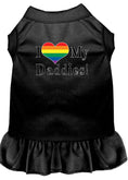 Load image into Gallery viewer, Pet Dress "I Heart My Daddies"