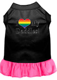 Load image into Gallery viewer, Pet Dress "I Heart My Daddies"
