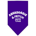Load image into Gallery viewer, Pet and Dog Bandana Screen Printed, "Aberdoggie & Fetch UK"