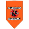 Load image into Gallery viewer, Pet and Dog Bandana Screen Printed, "Backyard Security"