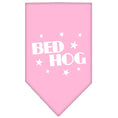 Load image into Gallery viewer, Pet and Dog Bandana Screen Printed, "Bed Hog"
