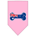 Load image into Gallery viewer, Pet and Dog Bandana Screen Printed, "Bone Shaped Australian Flag"