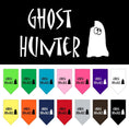 Load image into Gallery viewer, Halloween Pet and Dog Bandana Screen Printed, "Ghost Hunter"