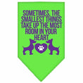 Load image into Gallery viewer, Pet and Dog Bandana, "The Smallest Things Take Up Your Heart"