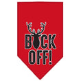 Load image into Gallery viewer, Pet and Dog Bandana Screen Printed, "Buck Off"