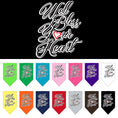 Load image into Gallery viewer, Pet and Dog Bandana Screen Printed, "Well Bless Your Heart"
