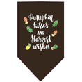 Load image into Gallery viewer, Dog Bandana Screen Printed, "Pumpkin Kisses & Harvest Wishes"