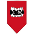 Load image into Gallery viewer, Pet and Dog Bandana Screen Printed, "Bite Me"