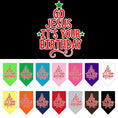 Load image into Gallery viewer, Christmas Pet and Dog Bandana, "Go Jesus, It's Your Birthday"
