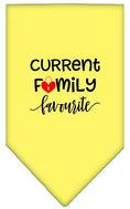 Load image into Gallery viewer, Pet and Dog Bandana Screen Printed, "Family Favorite"