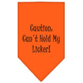 Load image into Gallery viewer, Pet and Dog Bandana Screen Printed, "Caution: Can't Hold My Licker"