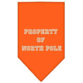 Load image into Gallery viewer, Christmas Pet and Dog Bandana Screen Printed, "Property Of North Pole"
