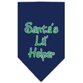 Load image into Gallery viewer, Christmas Pet and Dog Bandana Screen Printed, "Santa's Lil Helper"