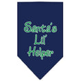Load image into Gallery viewer, Christmas Pet and Dog Bandana Screen Printed, "Santa's Lil Helper"