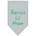 Load image into Gallery viewer, Christmas Pet and Dog Bandana Screen Printed, "Santa's Lil Helper"