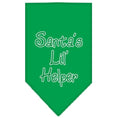 Load image into Gallery viewer, Christmas Pet and Dog Bandana Screen Printed, "Santa's Lil Helper"
