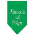 Load image into Gallery viewer, Christmas Pet and Dog Bandana Screen Printed, "Santa's Lil Helper"