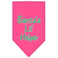 Load image into Gallery viewer, Christmas Pet and Dog Bandana Screen Printed, "Santa's Lil Helper"