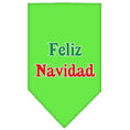 Load image into Gallery viewer, Christmas Pet and Dog Bandana Screen Printed, "Feliz Navidad"