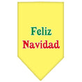 Load image into Gallery viewer, Christmas Pet and Dog Bandana Screen Printed, "Feliz Navidad"