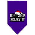 Load image into Gallery viewer, Christmas Pet and Dog Bandana Screen Printed, "Don't Stop Believin'"