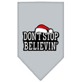 Load image into Gallery viewer, Christmas Pet and Dog Bandana Screen Printed, "Don't Stop Believin'"
