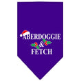 Load image into Gallery viewer, Christmas Pet and Dog Bandana Screen Printed, "Aberdoggie Christmas"