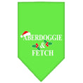 Load image into Gallery viewer, Christmas Pet and Dog Bandana Screen Printed, "Aberdoggie Christmas"