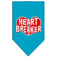 Load image into Gallery viewer, Pet and Dog Bandana Screen Printed, "Heart Breaker"