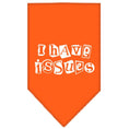 Load image into Gallery viewer, Pet and Dog Bandana Screen Printed, "I Have Issues"