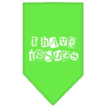 Load image into Gallery viewer, Pet and Dog Bandana Screen Printed, "I Have Issues"