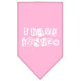 Load image into Gallery viewer, Pet and Dog Bandana Screen Printed, "I Have Issues"