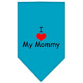 Load image into Gallery viewer, Pet and Dog Bandana Screen Printed, "I Love My Mommy"