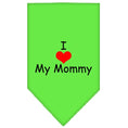 Load image into Gallery viewer, Pet and Dog Bandana Screen Printed, "I Love My Mommy"