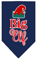 Load image into Gallery viewer, Christmas Pet and Dog Bandana Screen Printed, "Big Elf"