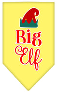 Load image into Gallery viewer, Christmas Pet and Dog Bandana Screen Printed, "Big Elf"
