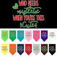 Load image into Gallery viewer, Christmas Pet and Dog Bandana Screen Printed, "Who Needs Mistletoe"