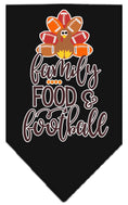 Load image into Gallery viewer, Pet and Dog Bandana Screen Printed, "Family, Food, & Football"