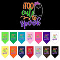 Load image into Gallery viewer, Halloween Pet and Dog Bandana, "Too Cute To Spook - Girly Ghost"