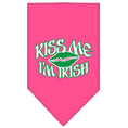 Load image into Gallery viewer, Pet and Dog Bandana Screen Printed, "Kiss Me I'm Irish"