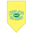Load image into Gallery viewer, Pet and Dog Bandana Screen Printed, "Kiss Me I'm Irish"