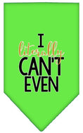 Load image into Gallery viewer, Pet and Dog Bandana Screen Printed, "I Literally Can't Even"
