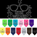 Load image into Gallery viewer, Pet and Dog Bandana Screen Printed, "Little Wizard"